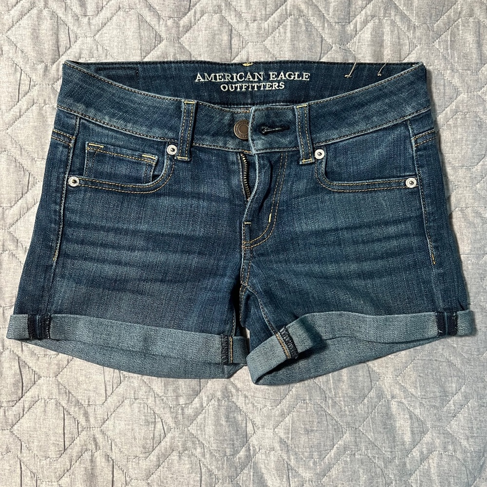 American eagle denim shorts